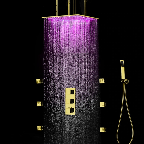 Rose Gold Shower Fixture